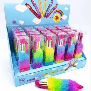 Fancy Feather Doll Top Pens