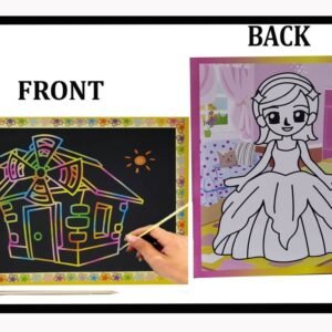 Extreme Magic Scratch Art Kit for Kids – With Bamboo Styluses