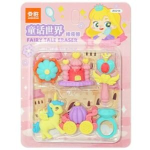 Extreme 6pcs Fairy Tale Erasers for Kids