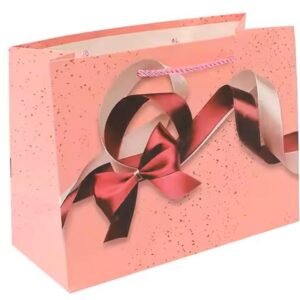 Extreme gift bag with bow printed 23*17*10CM
