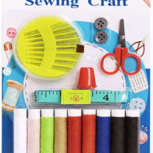 Extreme Sewing Kit – 10 Threads, Tape, Needle Set, Scissor & Safety Pins