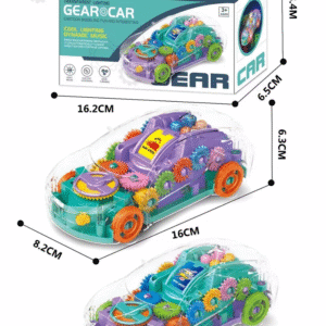 Extreme Kids  Gear Display Transparent Lightining Car