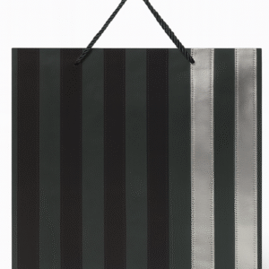 Extreme leather finish mix color strip gift bags 26*32*10 CM