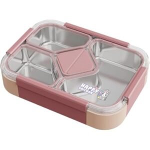 Extreme Steel Lunch Box – Leak-Proof with 4 Compartments