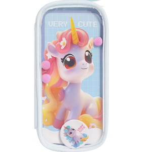 Extreme 2-Sipper Pencil Case with Panda Keychain