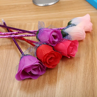 Extreme Flower pen with glitter