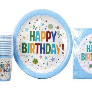 Extreme Party Set (Paper Cup, Plate & Napkin – 6pcs)