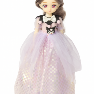 Doll with Fairy Dress, Open Hair with Flower Hairband & Hat