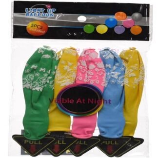 Extreme Balloons with light 5pcs