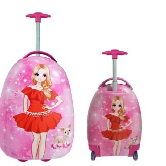 Extreme Kids ABS Trolley 2 wheels, easy to carry 16inch  both side printed designs