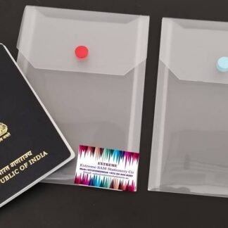 Extreme A6 Document bag with vertically closing Tick button