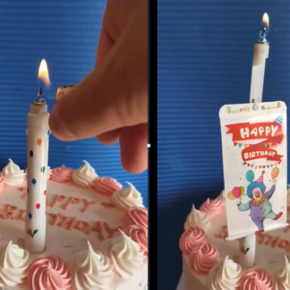 Extreme candles with Hb banner with music