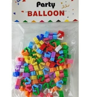 Balloon clips button