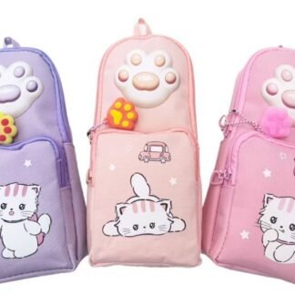 Extreme Cute Cat Pencil Case with Keychain