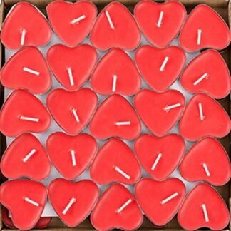 Extreme Heart Shaped Candles 50pcs